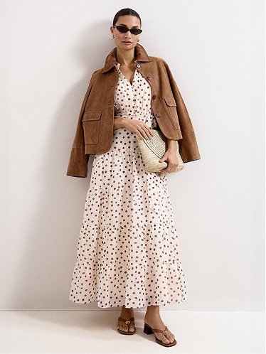Nita Polka Dot Maxi Dress