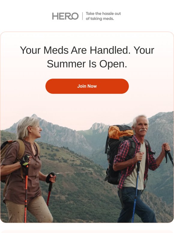 Leave the stress of medication management behind.
