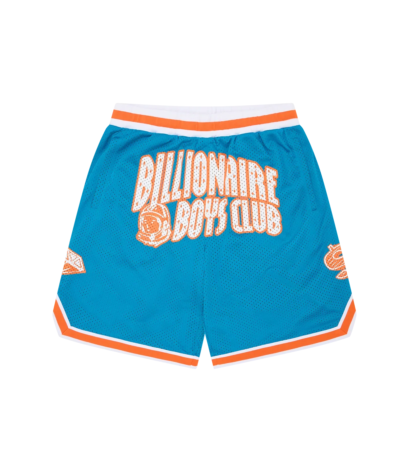 Image of ARCH LOGO MESH SPORT SHORTS - TEAL