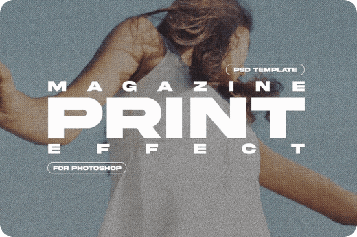 Magazine Print Effect