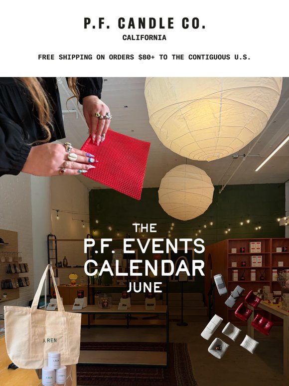What's happening at P.F. in June