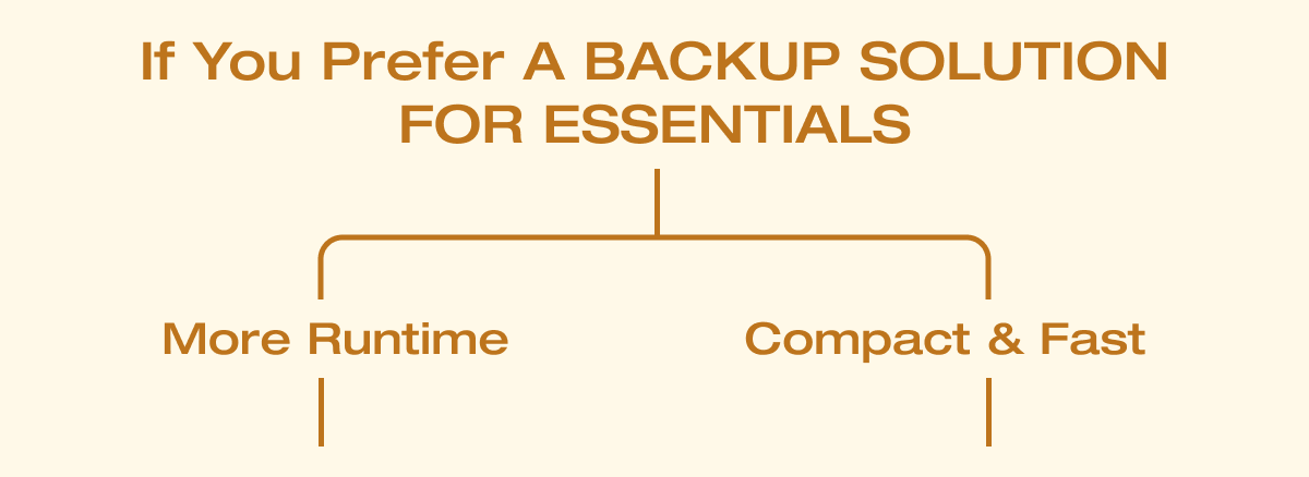If you prefer a BACKUP SOLUTION FOR ESSENTIALS