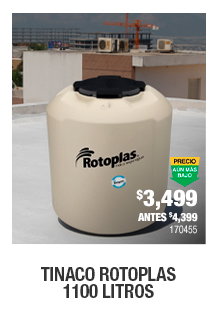 Tinaco Rotoplas 1100 litros