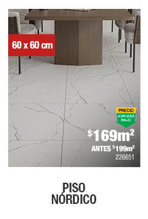 Piso Nórdico 60x60 cm