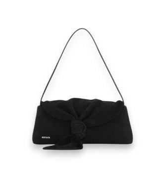 Bolso de ante Knot Scarf negro