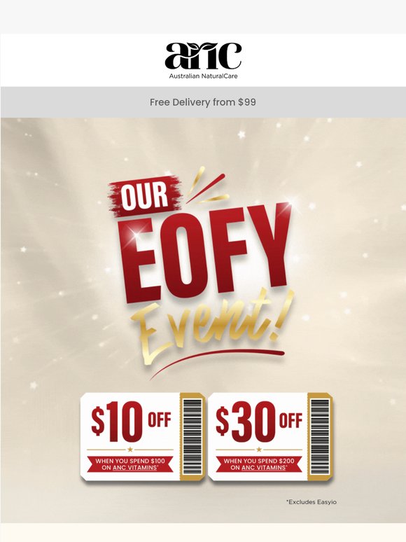 Our EOFY Event Starts Now