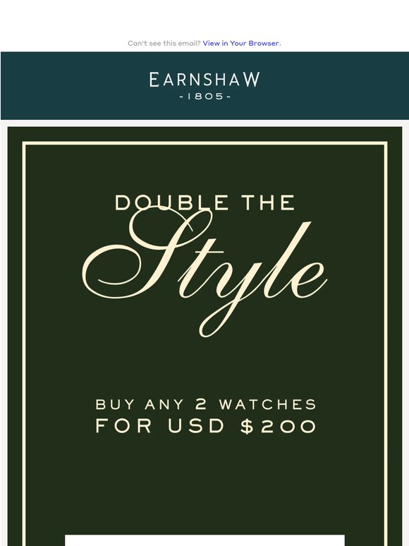 ✨ Double the Style for Only USD 200