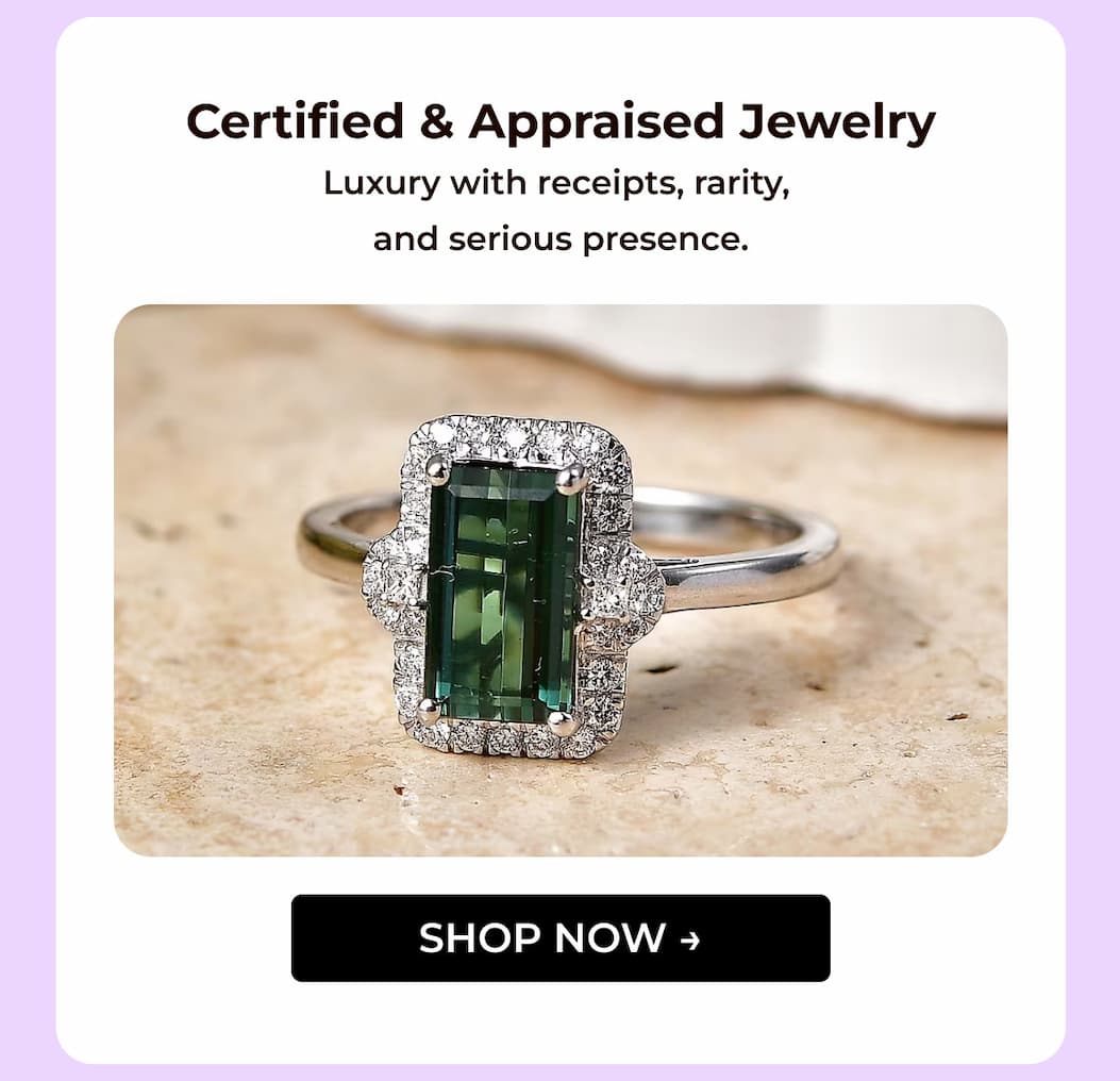 Certified & Appraised Jewelry