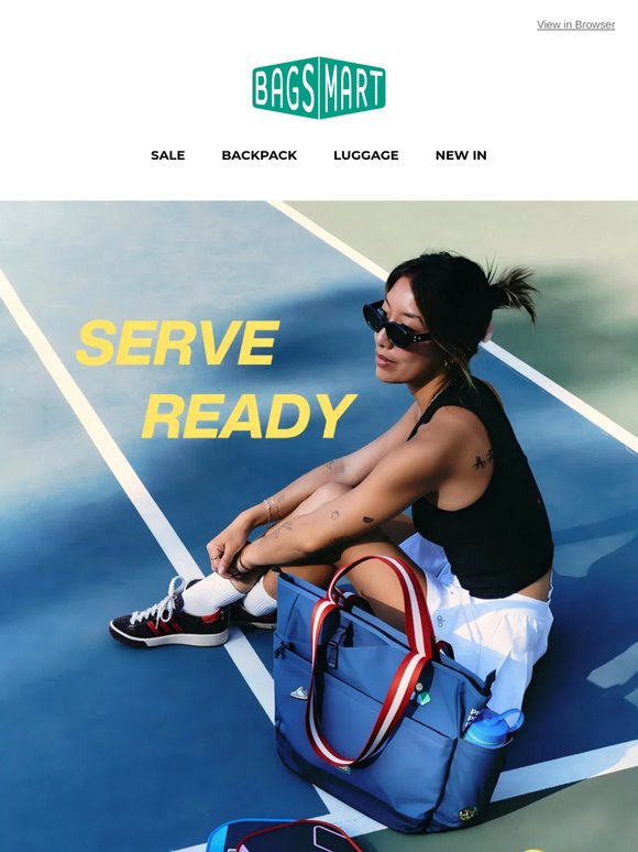GAME ON. Meet the New Pickleball Bag