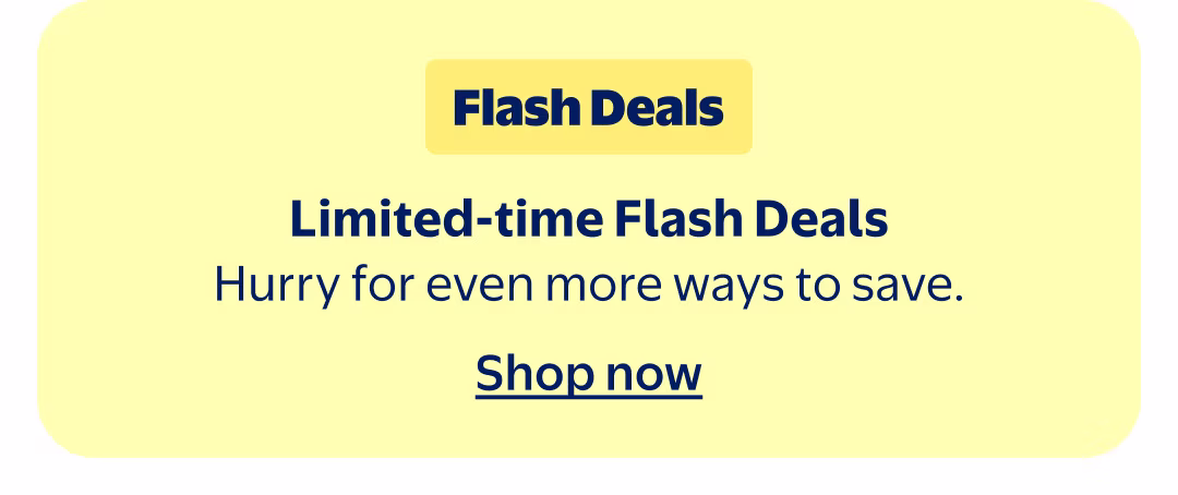Limited-time Flash Deals