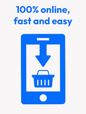 100% Online, Fast and Easy