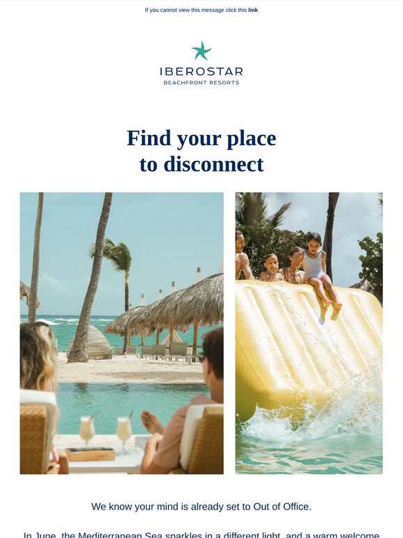 The only decision you’ll have to make is: pool, beach or spa?