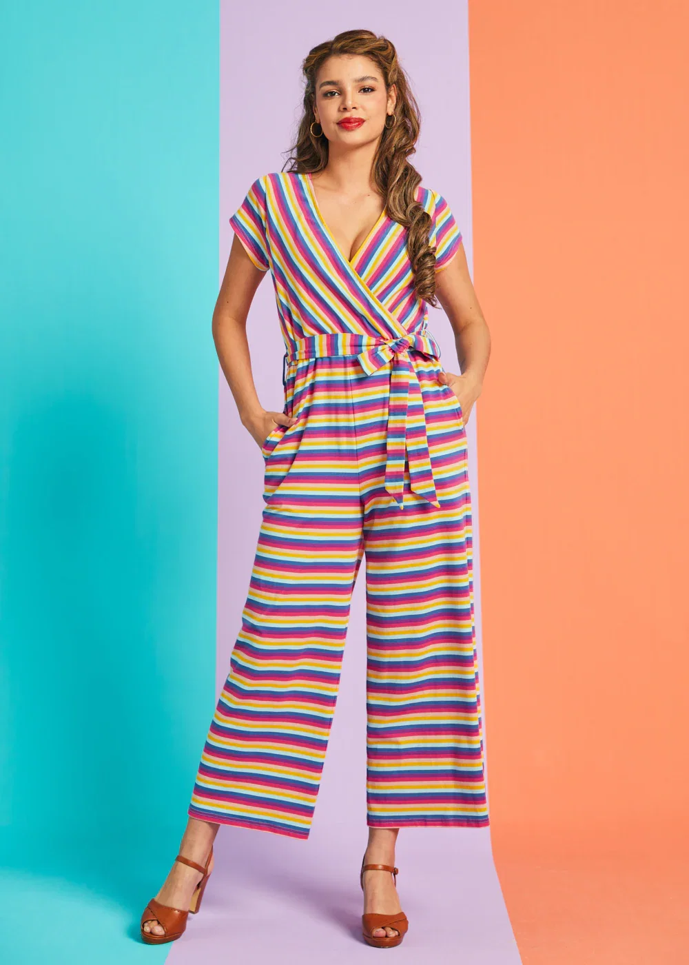 The Twist & Stripe Jumpsuit