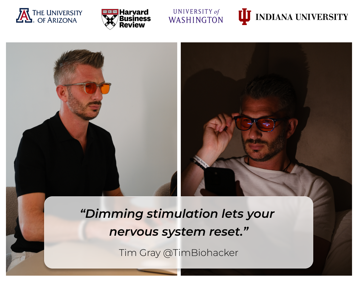 Tim Gray - Dimming stimulation let's your nervous system reset.