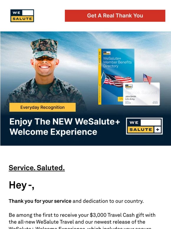 Your new secure military ID card is ready, —