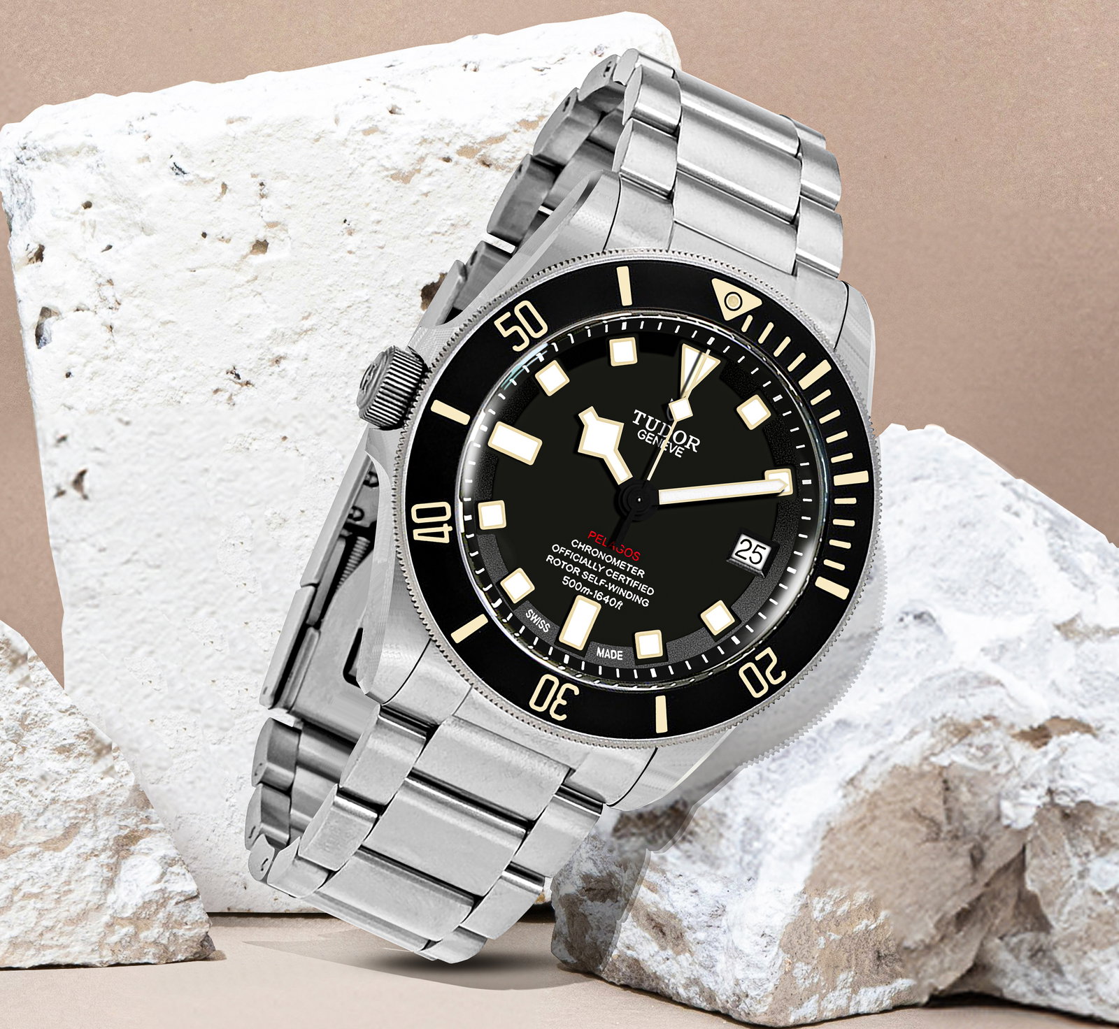 Pelagos Number LHD Edition Black Dial Men's Watch M25610TNL-0001