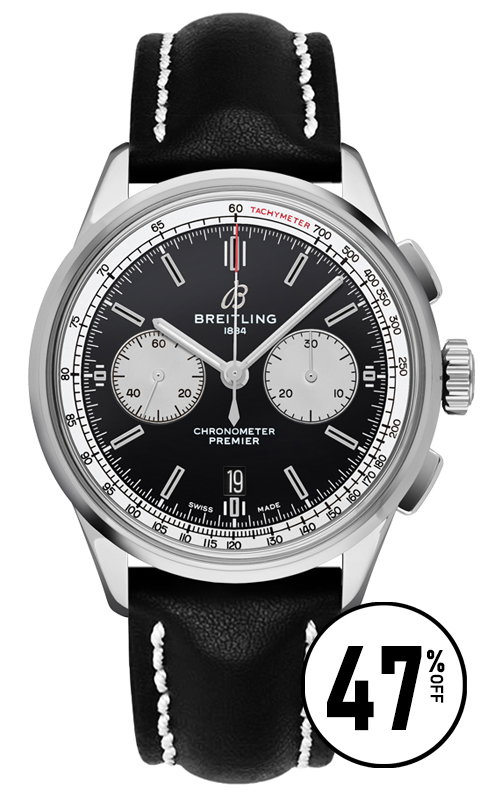 Premier B01 Chronograph 42 Steel Men's Watch AB0118371B1X3