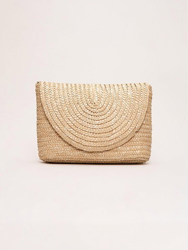 Straw Clutch Bag