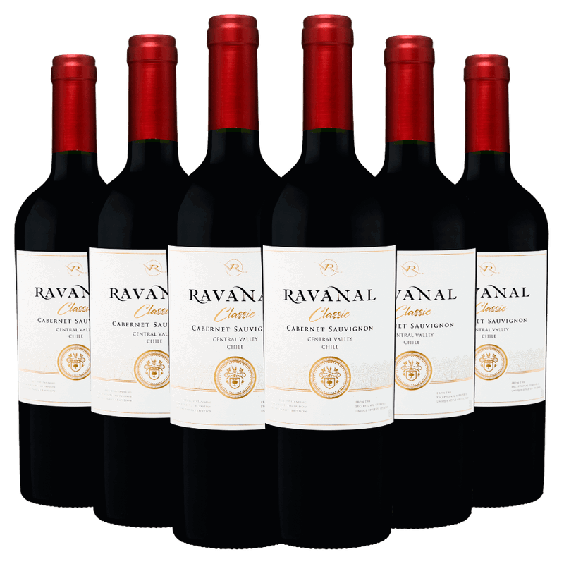 Kit Vinho Ravanal Cabernet Sauvignon Com 6 Garrafas