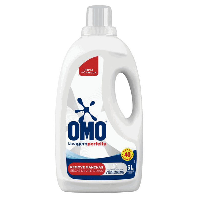 Lava Roupa Liquido OMO Lavagem Perfeita 3L