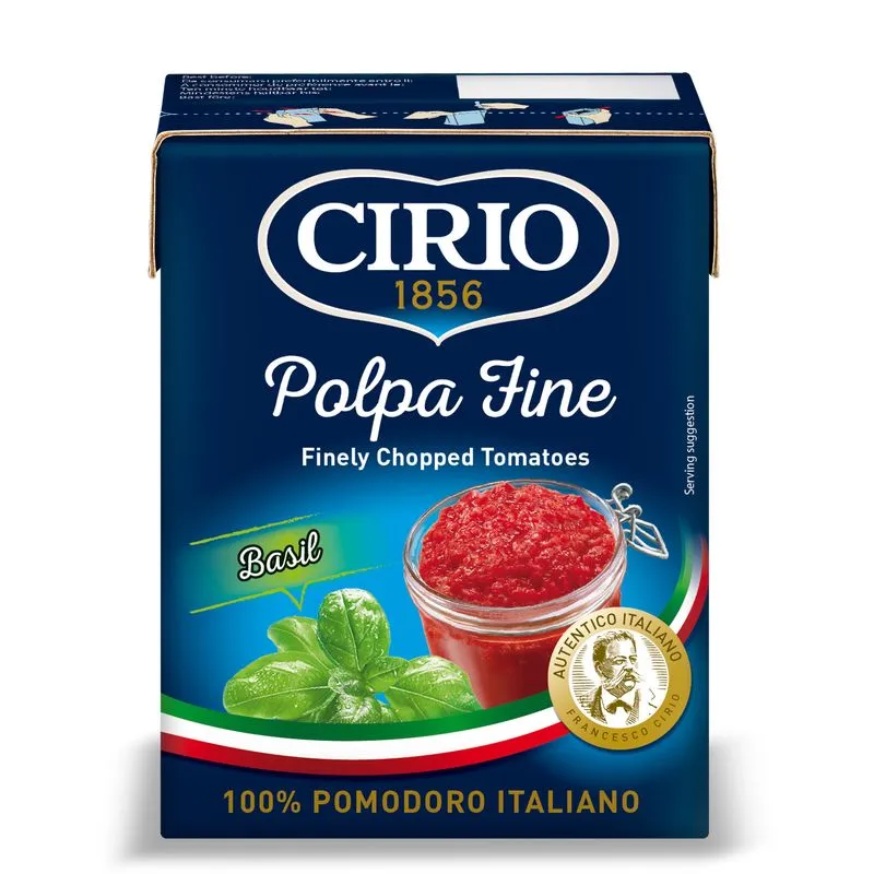Polpa Tomate CIRIO Manjericão 390g