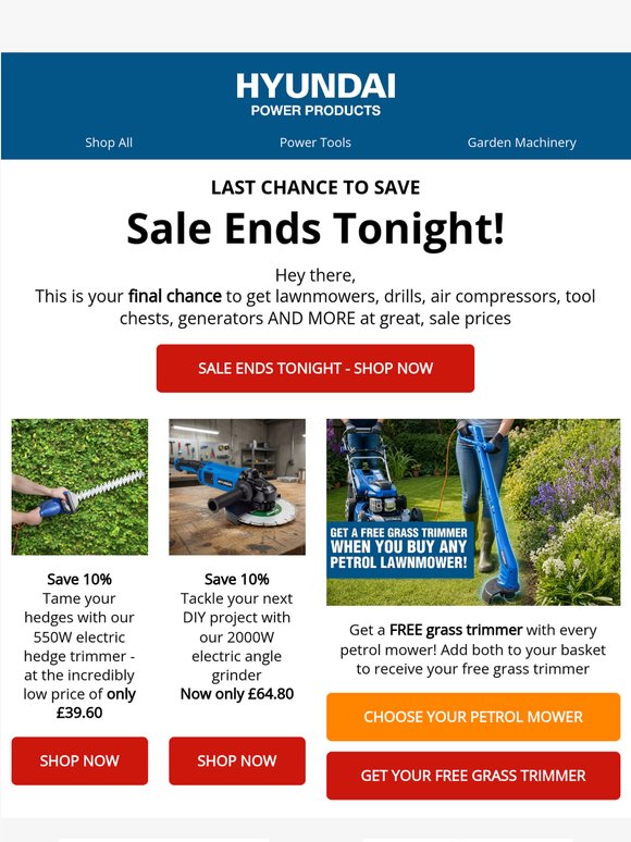 😱 Last Chance - Sale Ends Tonight