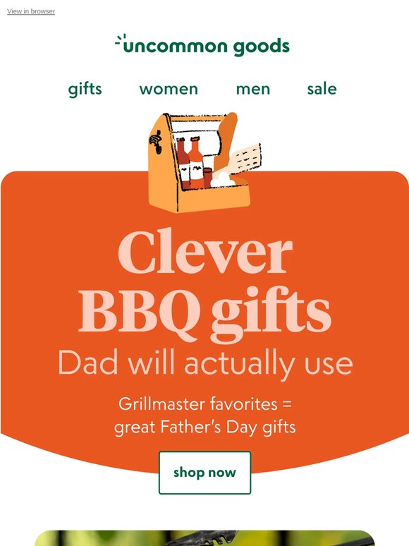 Clever BBQ gifts Dad will actually use