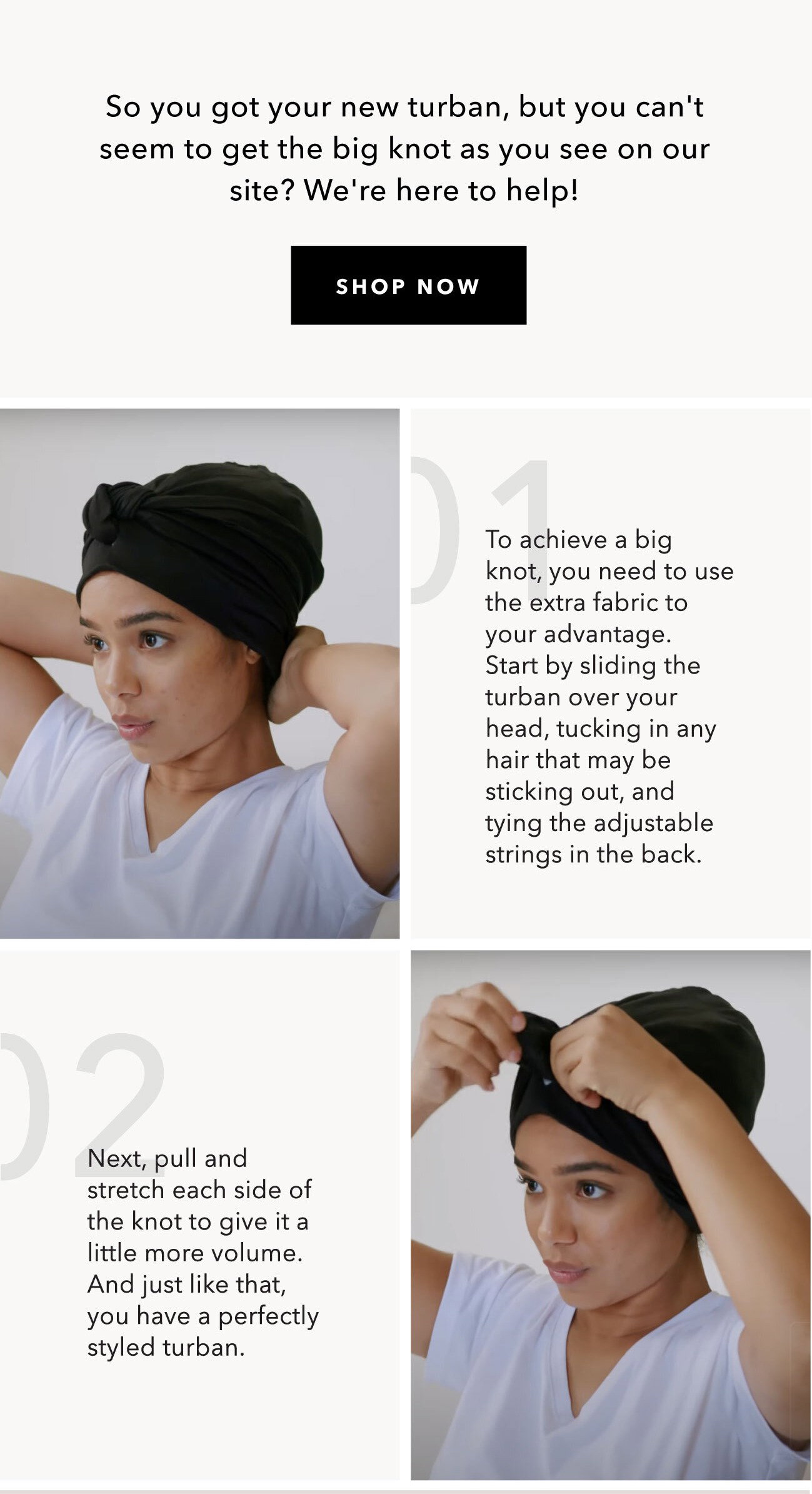 How to Style The Knot Turban