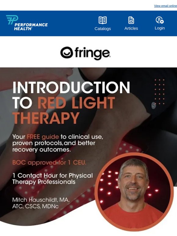 Free Live Webinar + CEU on Red Light Therapy