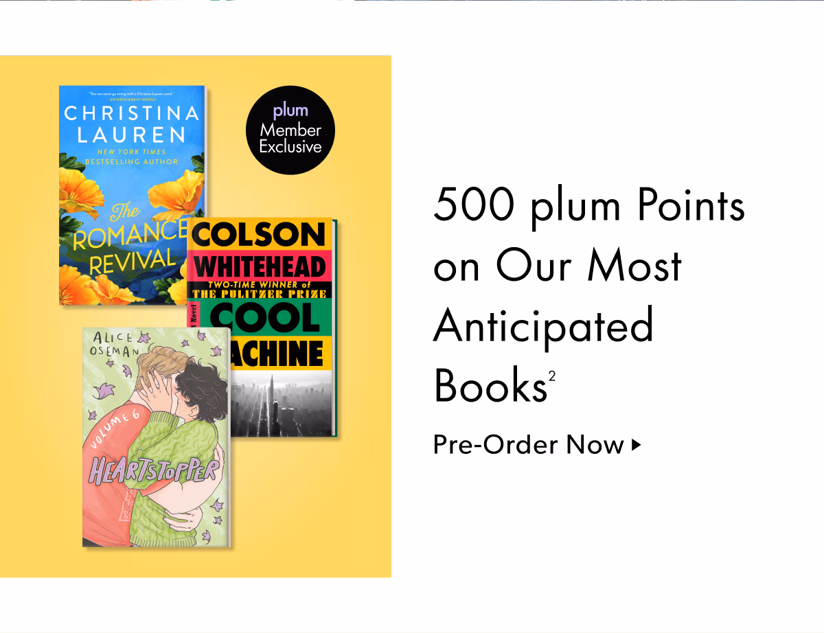 500 plum Points on Our Most Anticipated Books