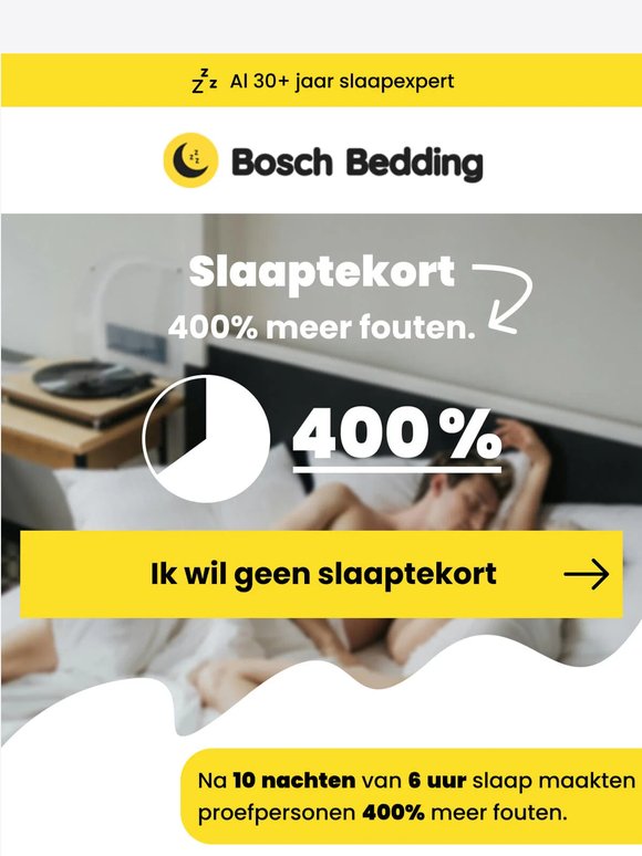 Je brein liegt tegen je (al na 2 nachten)
