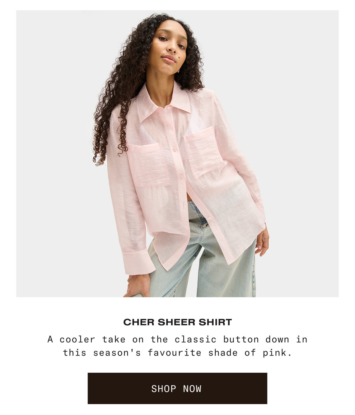 CHER SHEER SHIRT