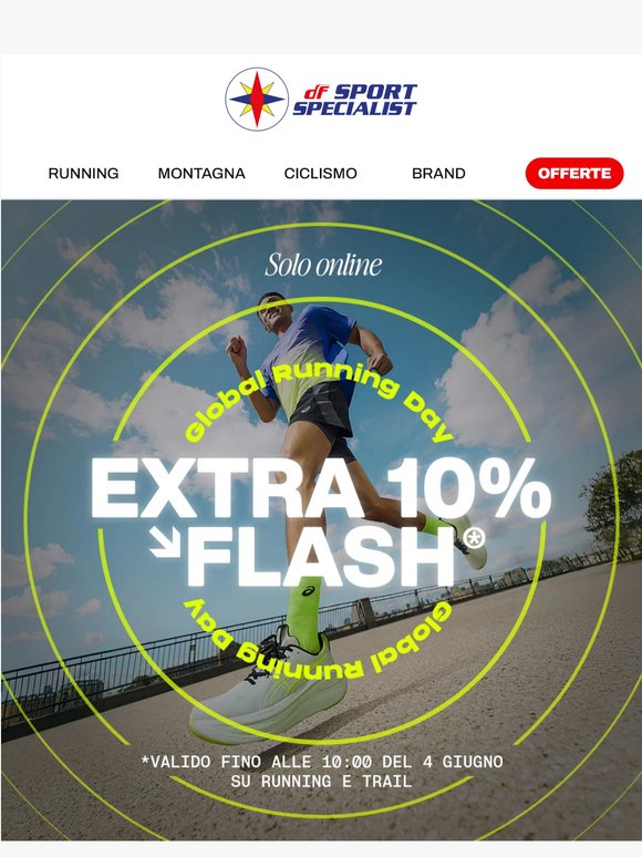 Extra 10% 🏃‍➡️ Running Global Day