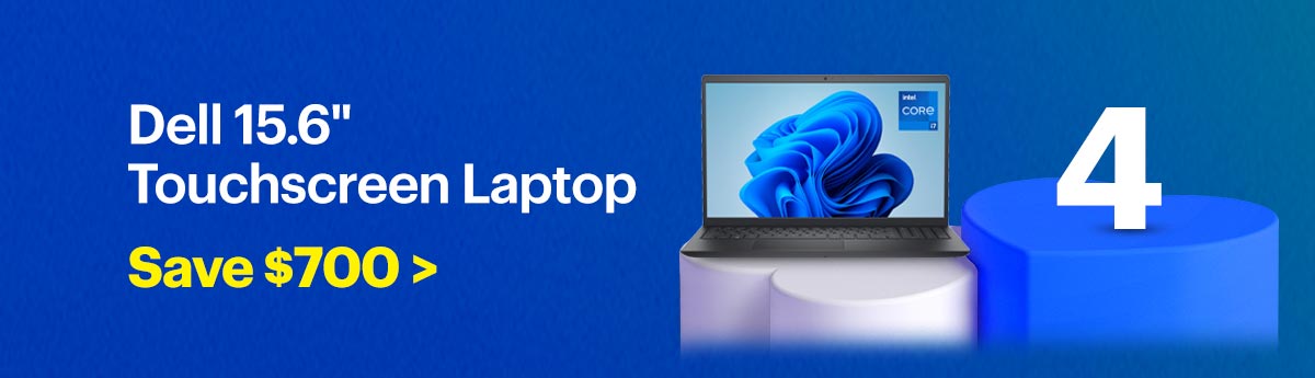 Dell 15.6" Touchscreen Laptop. Save $400.