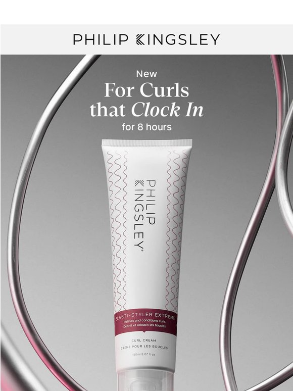 NEW: The curl cream that strengthens as it defines
