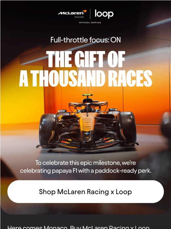 It’s McLaren Racing 1,000th grand prix