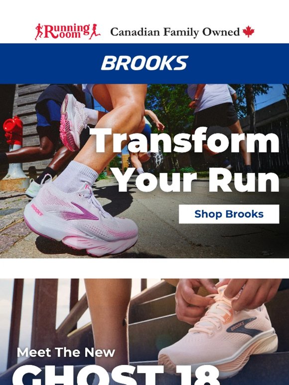Upgrade Your Run With Brooks!