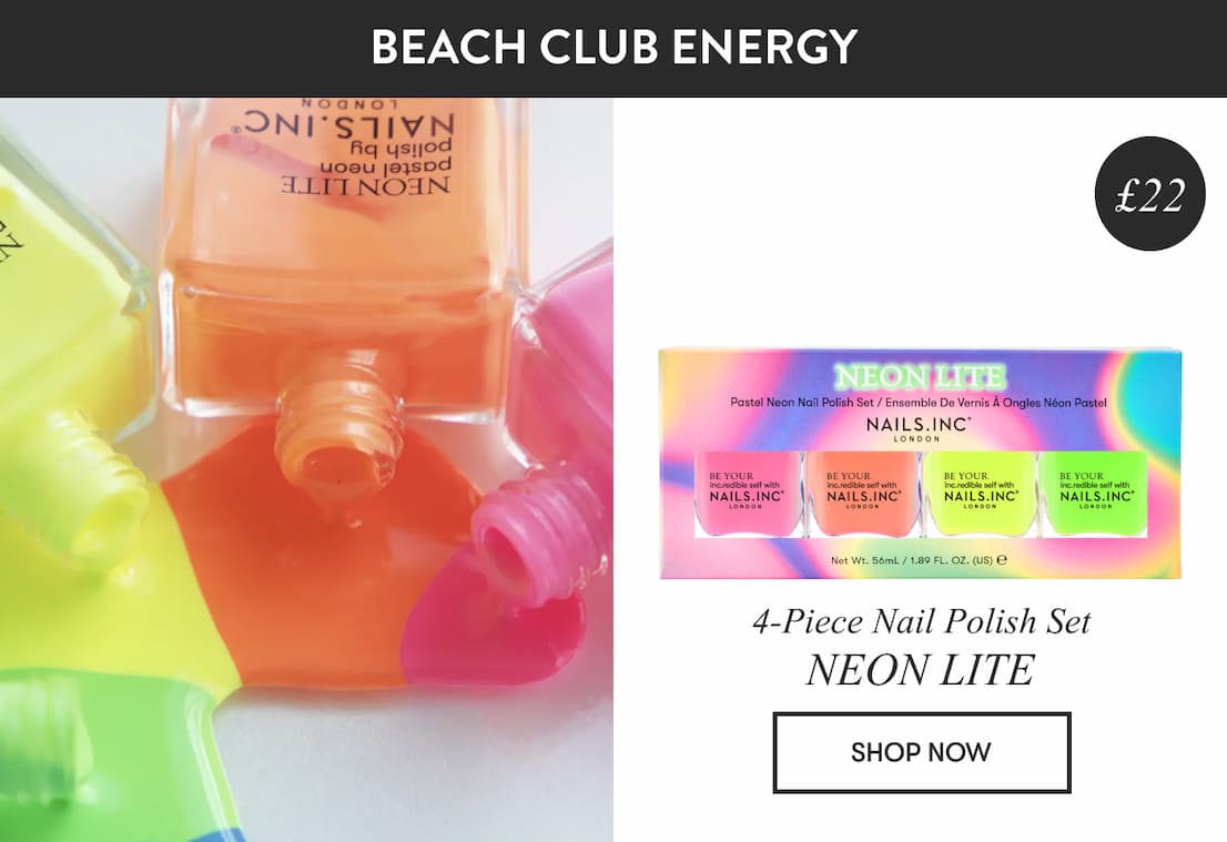 Neon Lite nail polish set