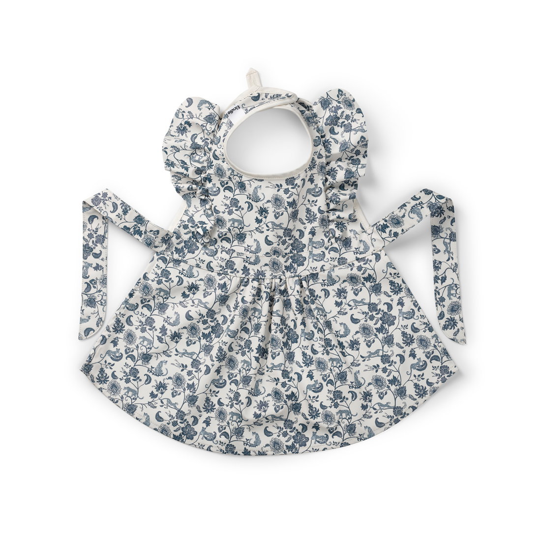 Image of Baby Bib - Garden Leo Toile