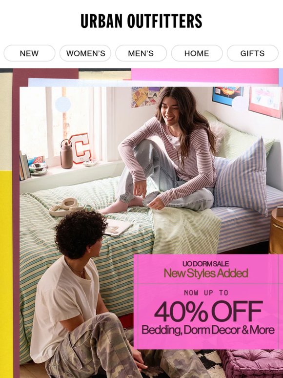 UO Dorm Sale · Now Up to 40% Off