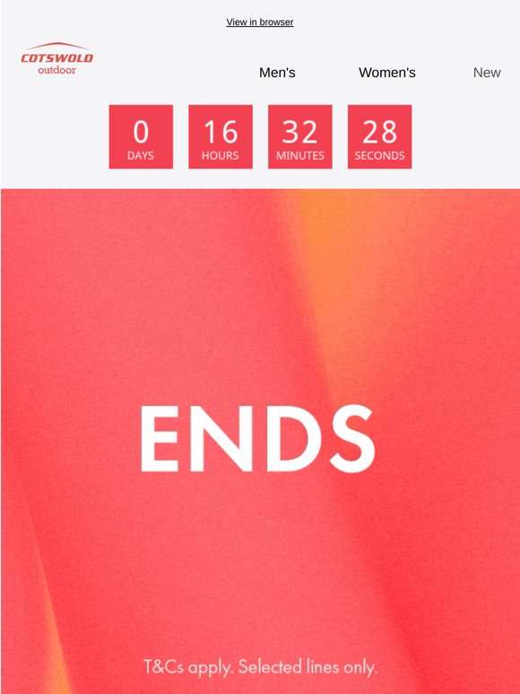SALE ENDS MIDNIGHT 🚨