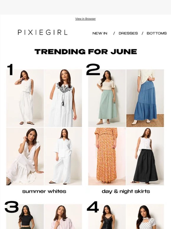 What's Trending For June...