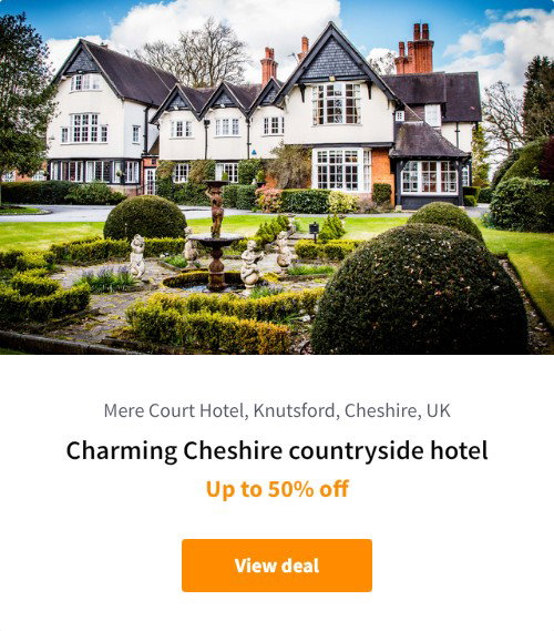 Charming Cheshire countryside hotel