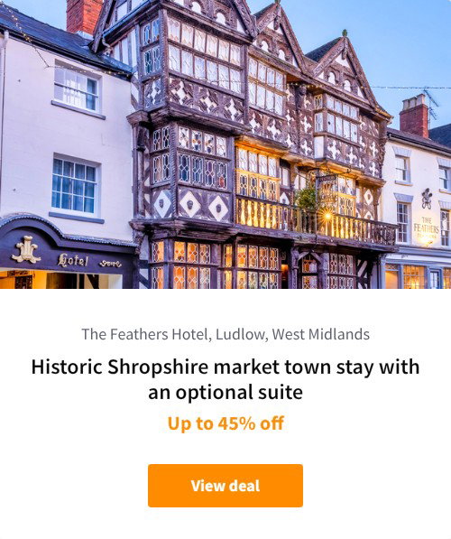 Historic Shropshire market town stay with an optional suite