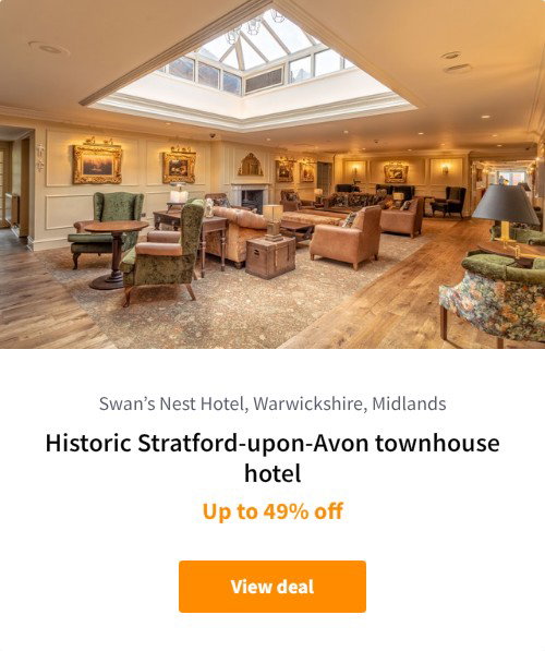 Historic Stratford-upon-Avon townhouse hotel