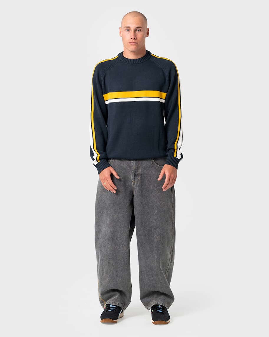 White Lines 2.0 Crew Neck Knit