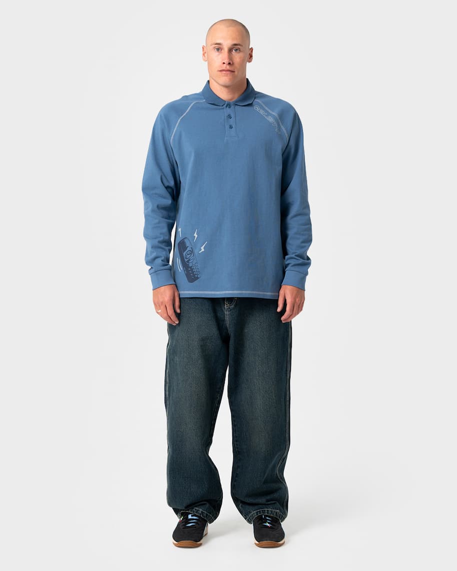 Celly Time Long Sleeve Polo