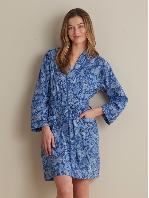 Printed Voile Women's Kimono 