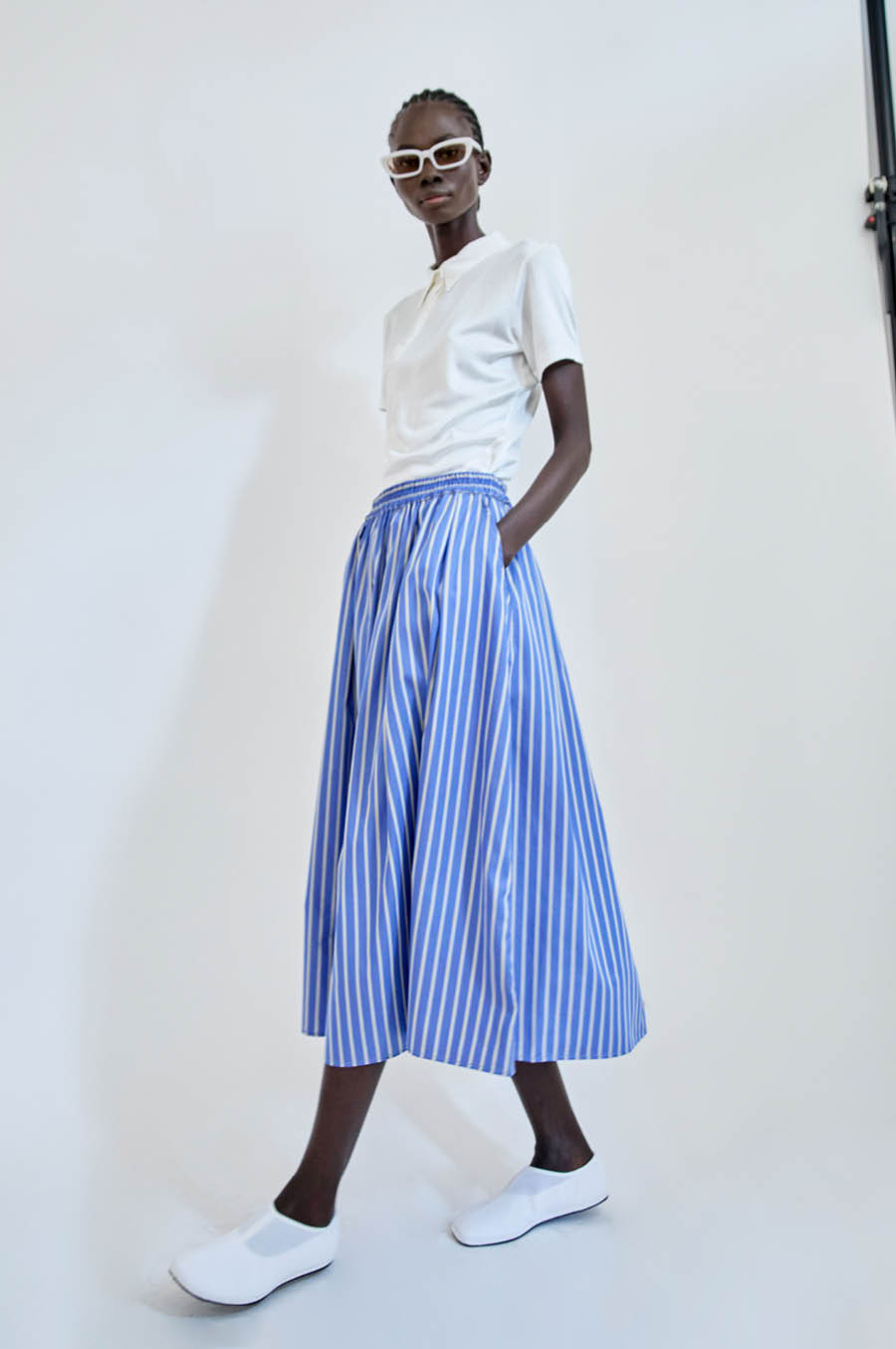 No.6 Mel Skirt in Eton Stripe