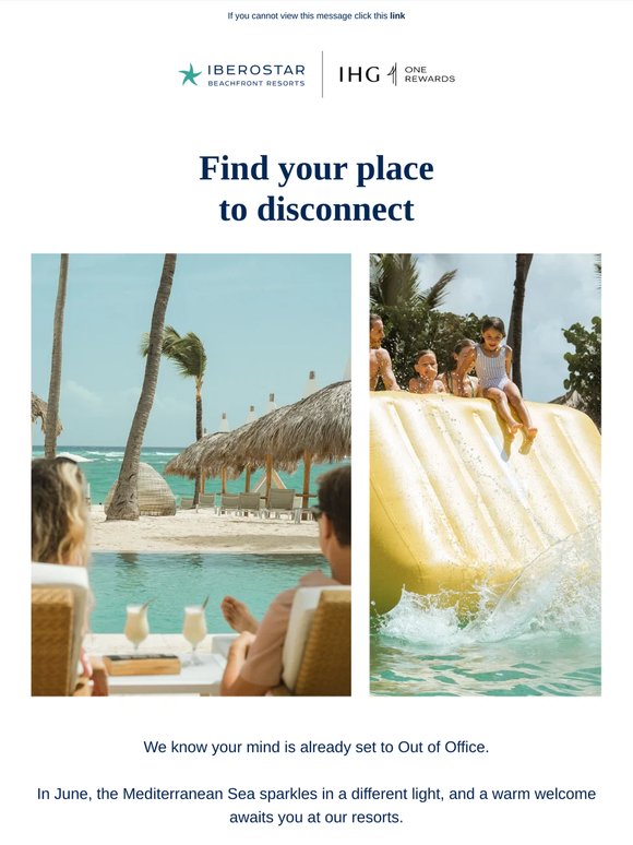 Your perfect holiday awaits with IHG One Rewards